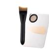 Crescent-shaped Flat Foundation Brush: Non-absorbent, Traceless Application, Lightweight Design