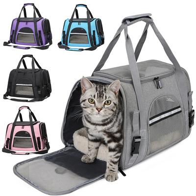 Sac de Transport Portable pour Animaux de Compagnie Extensible Grand Sacs pour Animaux Respirants Type Portatif Pliable Chat Extérieur Transporteur de Voyage pour Animaux de Compagnie Sac à Dos pour Animaux de Compagnie