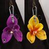 Women Girls Handicrafts Chic Alloy Flower Art Artificial Flower Decorative Simulated Orchid Gift 5 Colors