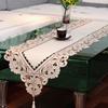White Embroidered Lace Tablecloth Fabric Floral Dining Tables Cover Dust Cover  Tea Table