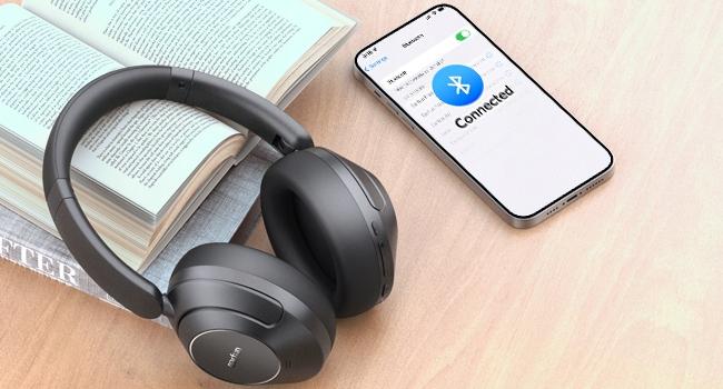Earfun Wave Pro Anc Bluetooth Wireless On-Ear Headphones With Microphone