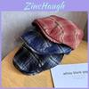 Vintage Plaid Newsboy Cap With Breathable Cotton For Women Spring And Summer