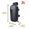 4-2L Portable Electric Scooter Handle Bar Bag Skateboard Hard Shell Front  Pouch Biking Waterproof EVA Hard Case Cycling Parts
