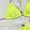 2024 Sexy Bikini with Toothpick Fabric - European and American Style Split Swimsuit