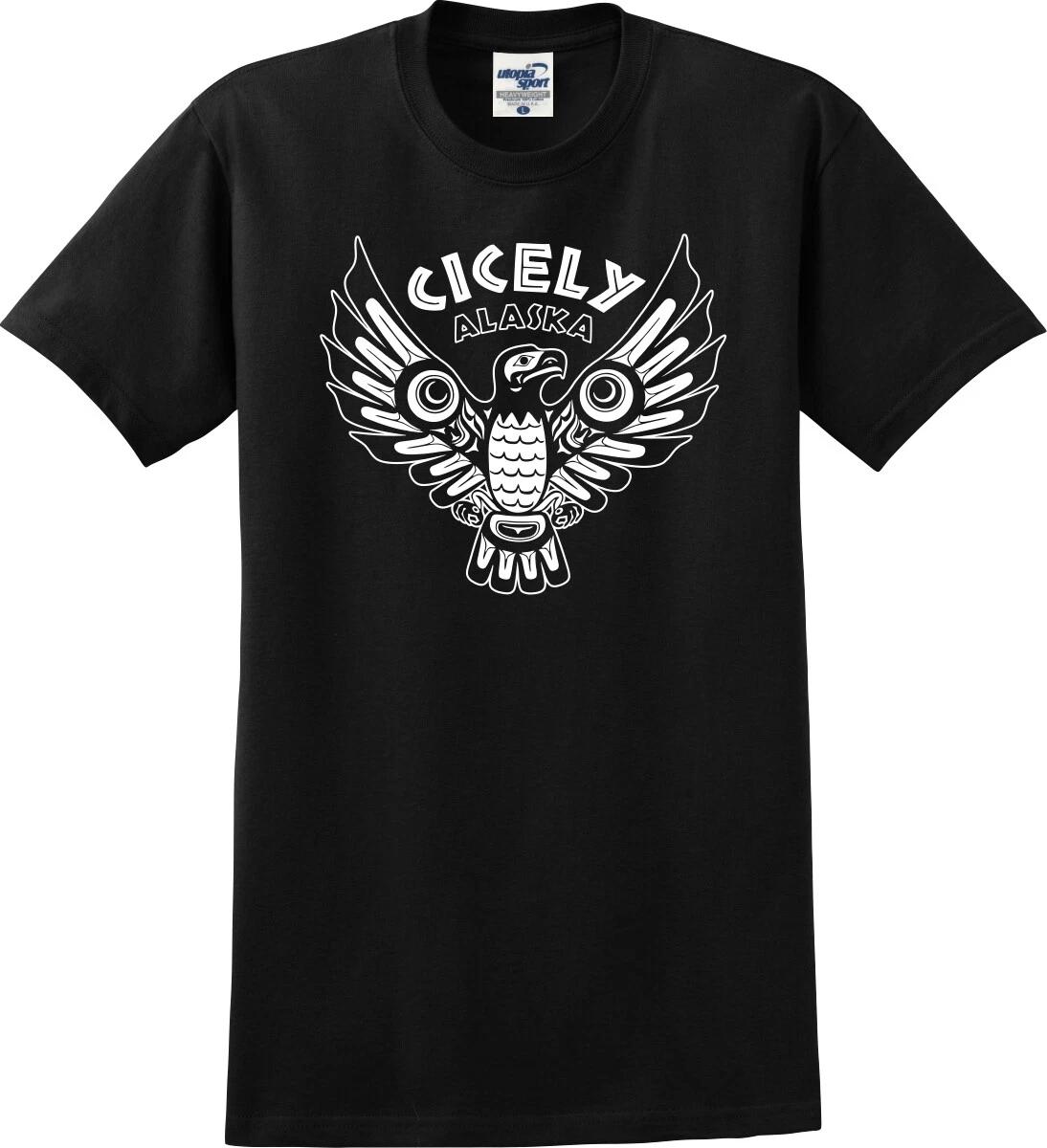 Cicely Alaska Haida Art Eagle Unisex T shirt (S-5X) XL