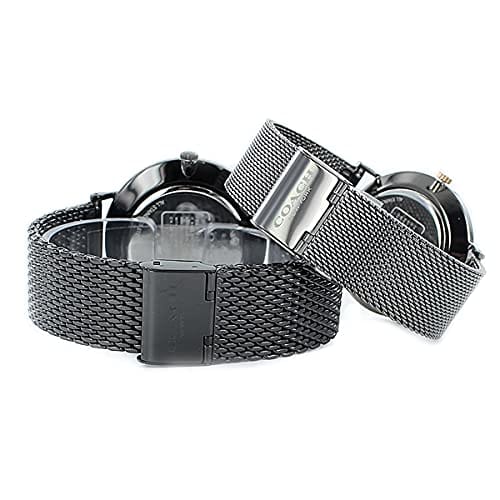 Coach Storage Box Pair Watch Black Gunmetal 1460214814503127 Watch