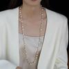Freshwater Pearl Long Necklace Women's Fashion Light Luxury Temperament Versatile High Sense Autumn and Winter Can Be Stacked Sweater Chain 2026