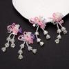 Fairy Flower Orchid Hair Clip & Earrings Set for Women