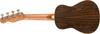 Fender Ukulele Zuma Exotic Concert Walnut Bocote with Soft Case Ukulele, Fingerboard,