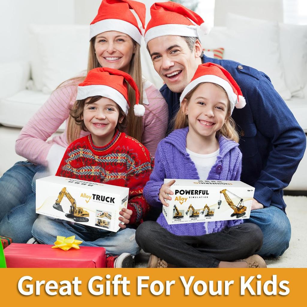 Simulation Alloy Excavator Toy, Inertia Driven Construction Vehicle, Kids Play Gift, Indoor Outdoor Universal
