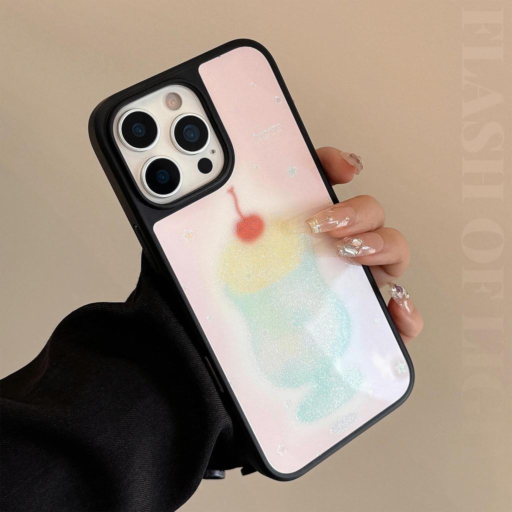 Creative Wine Glass Phone Case for iPhone 13 iPhone 15 iPhone 16 Pro Max