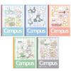 Sunstar Stationery Chiikawa Campus Notebook S2691639 Notebook, Dot, B-Ruled, Chiikawa,