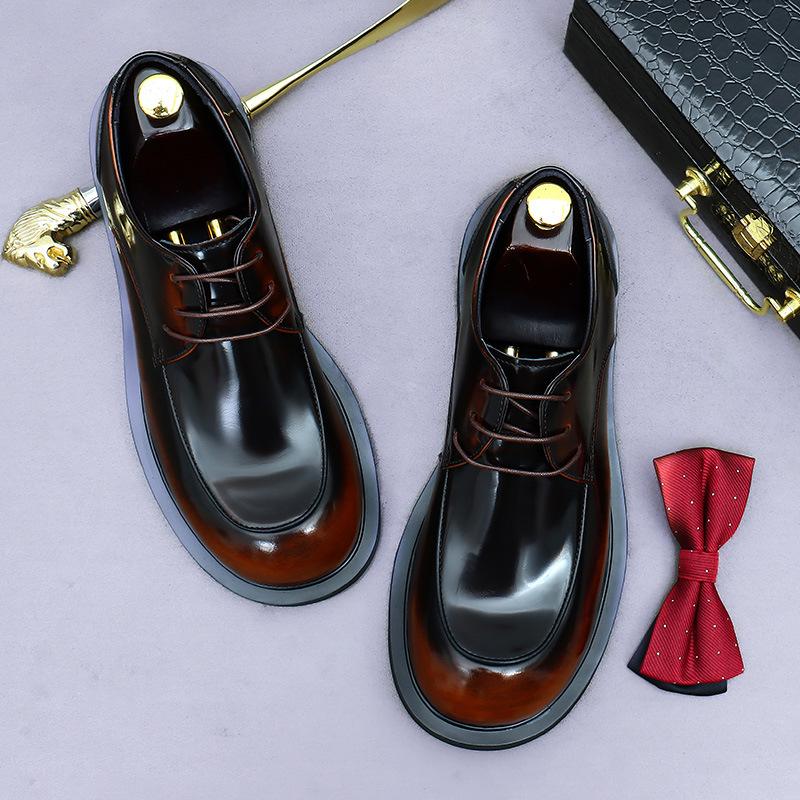 Men's  Wedding Footwear 2024 Genuine Leather Men Dress Shoes New Male Stylish Coiffeur Shoes All-match Men Casual Oxfords Shoes