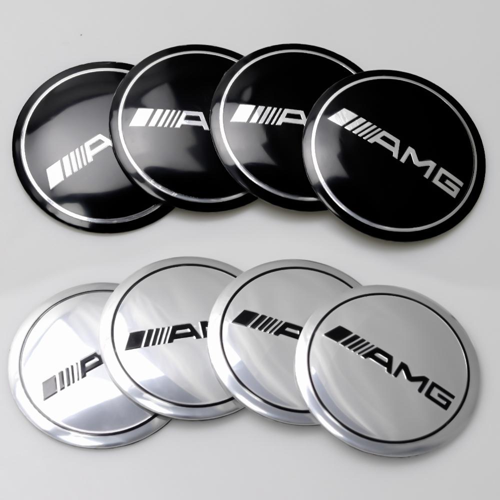 56mm Car Wheel Center Hub Caps Decal Auto Badge Sticker Decor For Mercedes Benz AMG W203 W206 W220 W205 W211 W212 W201 W210 W108