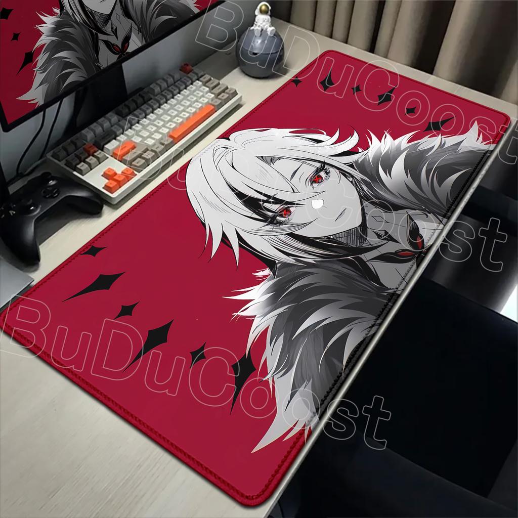New Cool Wallpaper Genshin Impact Arlecchino Mousepad PC Laptop Gaming Accessories Mousepad Desk Mat Computer Gamer Keyboard Rug