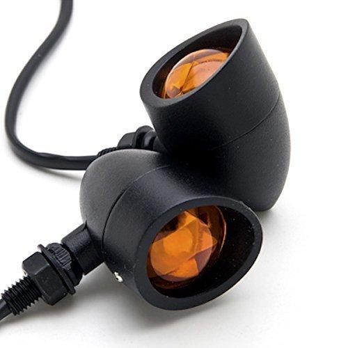 Szmsmy Uniwersalna DC 12V 2szt. Czarna Wytrzymała Motocyklowa Żarówka Kierunkowskazu Wskaźnik Migające Światło