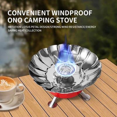 2800W Lotus Cassette Stove High Power Fondue Gas Cooker Folding Gas Burner Picnic