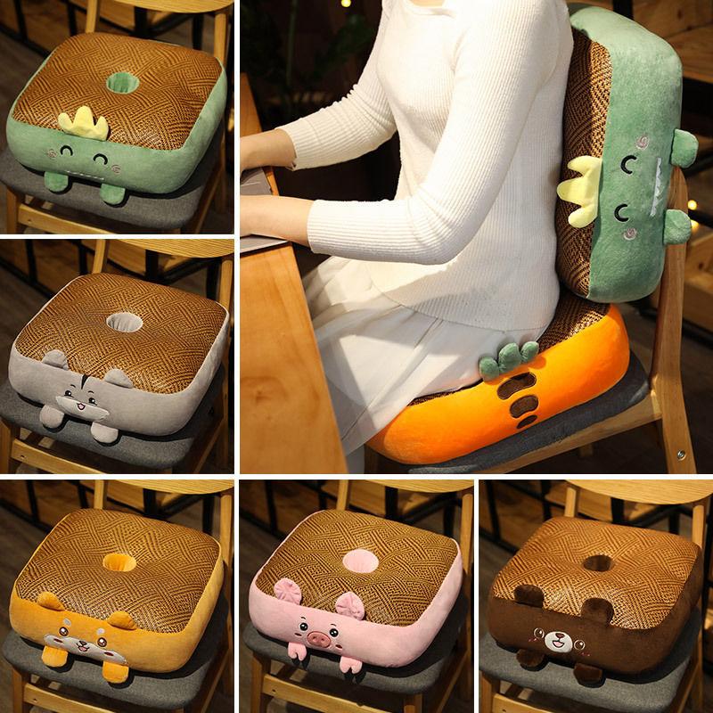 Pergola Seat Cushion Butt Cushion Four Seasons Chair Floor Office Sedentary Artifact Butt Cushion Breathable Summer