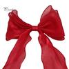 Frauen Haar Clip Mesh Garn Band Bowknot Dekor Cartoon Haar Pin mit Lange Schwanz Süße Haar Zubehör