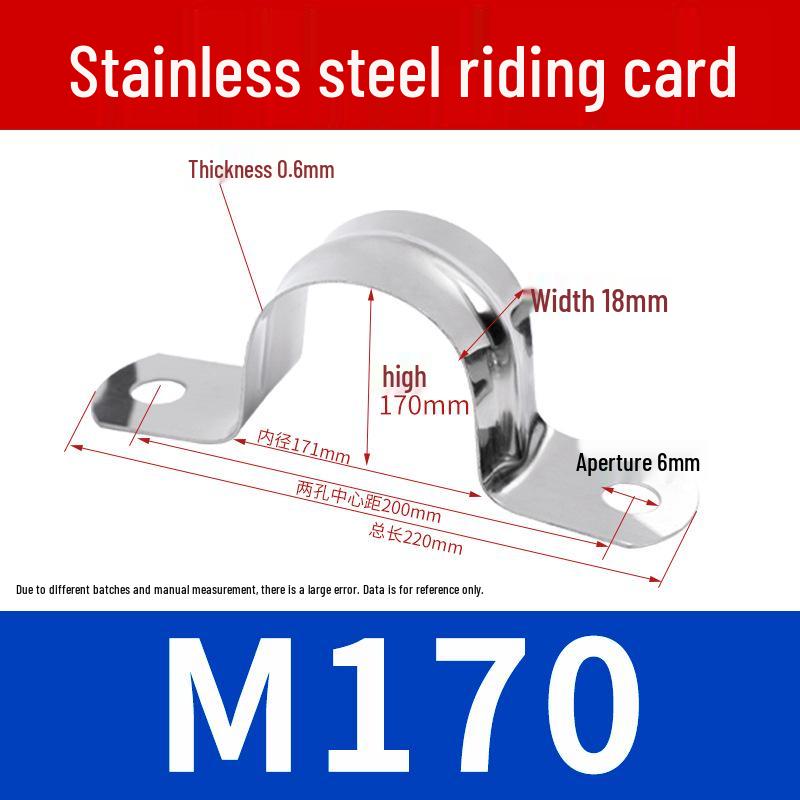 304 Stainless Steel U-Bolt Pipe Saddle Clamp