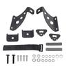 4WD Roof Rack Mount Hi Lift High Farm Jack Holder Offroad Hinge Bracket Hinge/Door For Jeep Wrangler JK JL 2007-2024 2/4 Doors