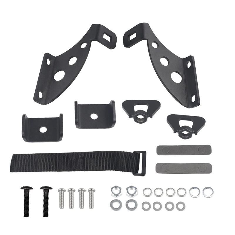 4WD Roof Rack Mount Hi Lift High Farm Jack Holder Offroad Hinge Bracket Hinge/Door For Jeep Wrangler JK JL 2007-2024 2/4 Doors