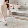 35 X 68cm PVC Cylindrical Storage Bag for Clothes Bedding Moistureproof Organizer with Carry Handles
