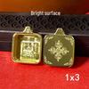 Tibetan Thangka Gold Necklace: Non-fading, Waterproof GAU Box Pendant, Multi-size Options