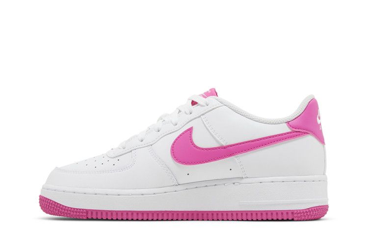 Kids' Sneakers Nike Air Force 1 Low Laser Fuchsia (GS) White/Laser Fuchsia
