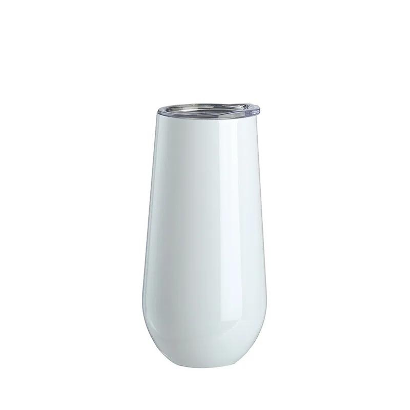 Sublimation Blank Straight Cup Stainless Steel Water Bottles Tumbler Coffee Mug Cup Vacuum Flasks DIY Insulated Thermos 6OZ-30OZ