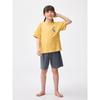 Gu By Uniqlo Kids  Unisex  Cotton Lounge Set  Short Sleeve   Shorts   Turtle 