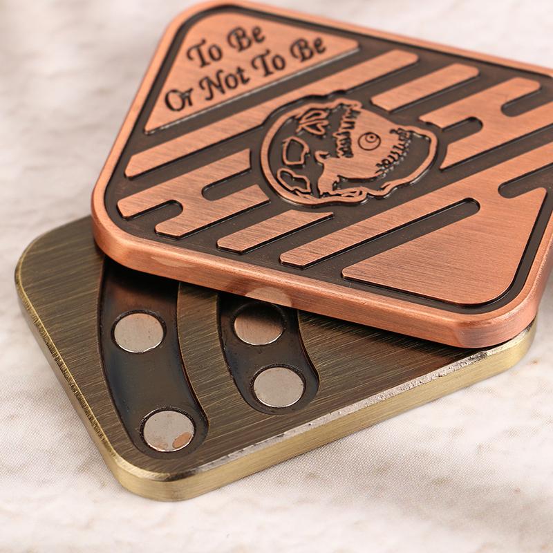 Slider Poker A K Metal Push Card Edc  Spinners Antistress Papa Decompression Hand Spinner Stress Relief Toys