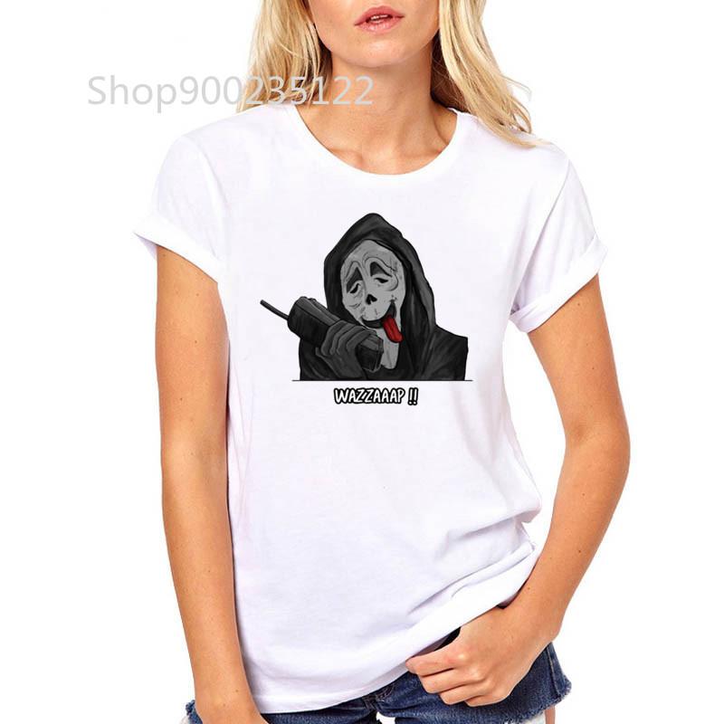Harajuku T Shirt kobiety drukuj Chillin Killin okropny człowiek gotycki T-Shirt Streetwear letnie czarne topy koszulki Goth hip-hopowa koszulka