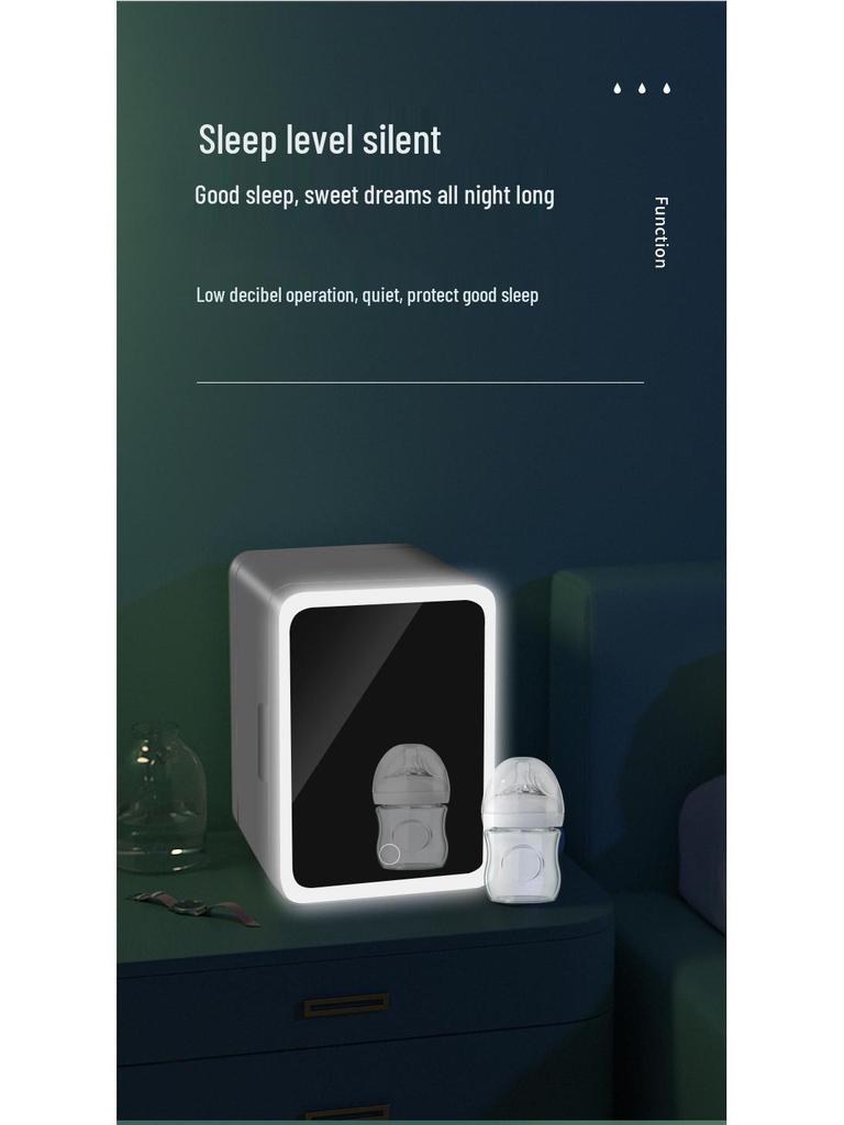 Portable 4L Mini Refrigerator for Skincare, Masks, and Drinks