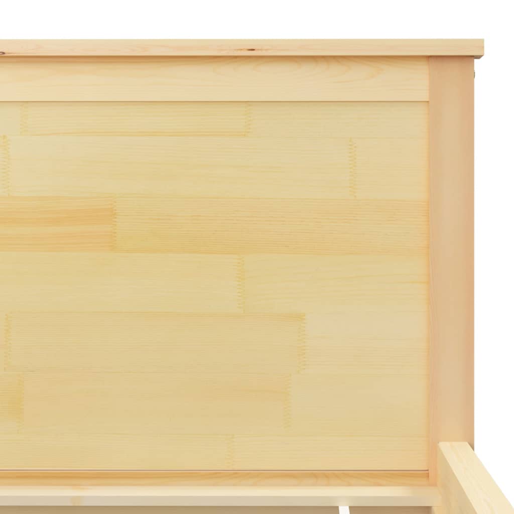 Solid Wood Bed without Mattress 120 x 200 cm Pine Wood