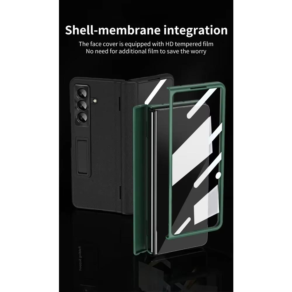 Πολυτελής Επαγγελματικός Αόρατος Ρυθμιζόμενος Στήριγμα Φιλμ από Γυαλί Tempered Θήκη Τηλεφώνου για Samsung Galaxy Z Fold 7 6 5 4 3 Προστατεύει το Πίσω Κάλυμμα