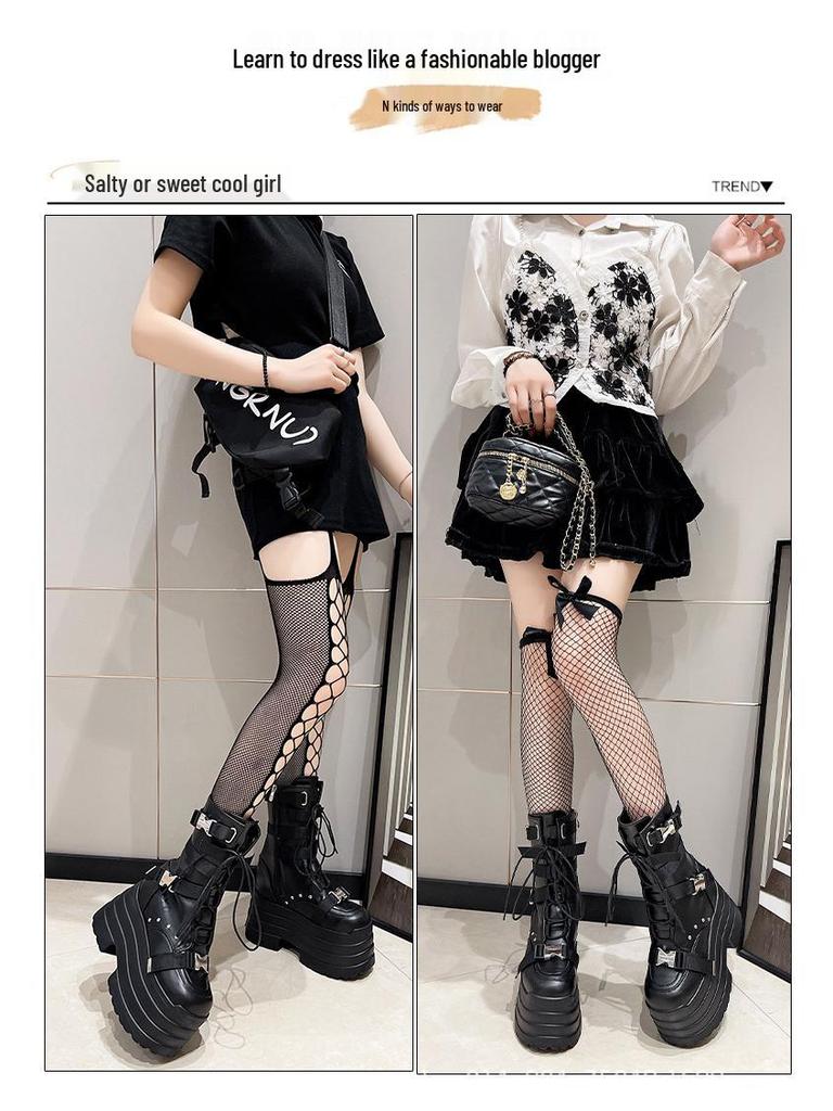 2025 Punk Style Platform Martin Boots - Hot Girl Ankle Boots with Functional Flair