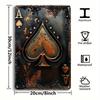 Poker Theme Aluminum Metal Sign Vintage Casino Game Room Wall Decor Plaque for Bar