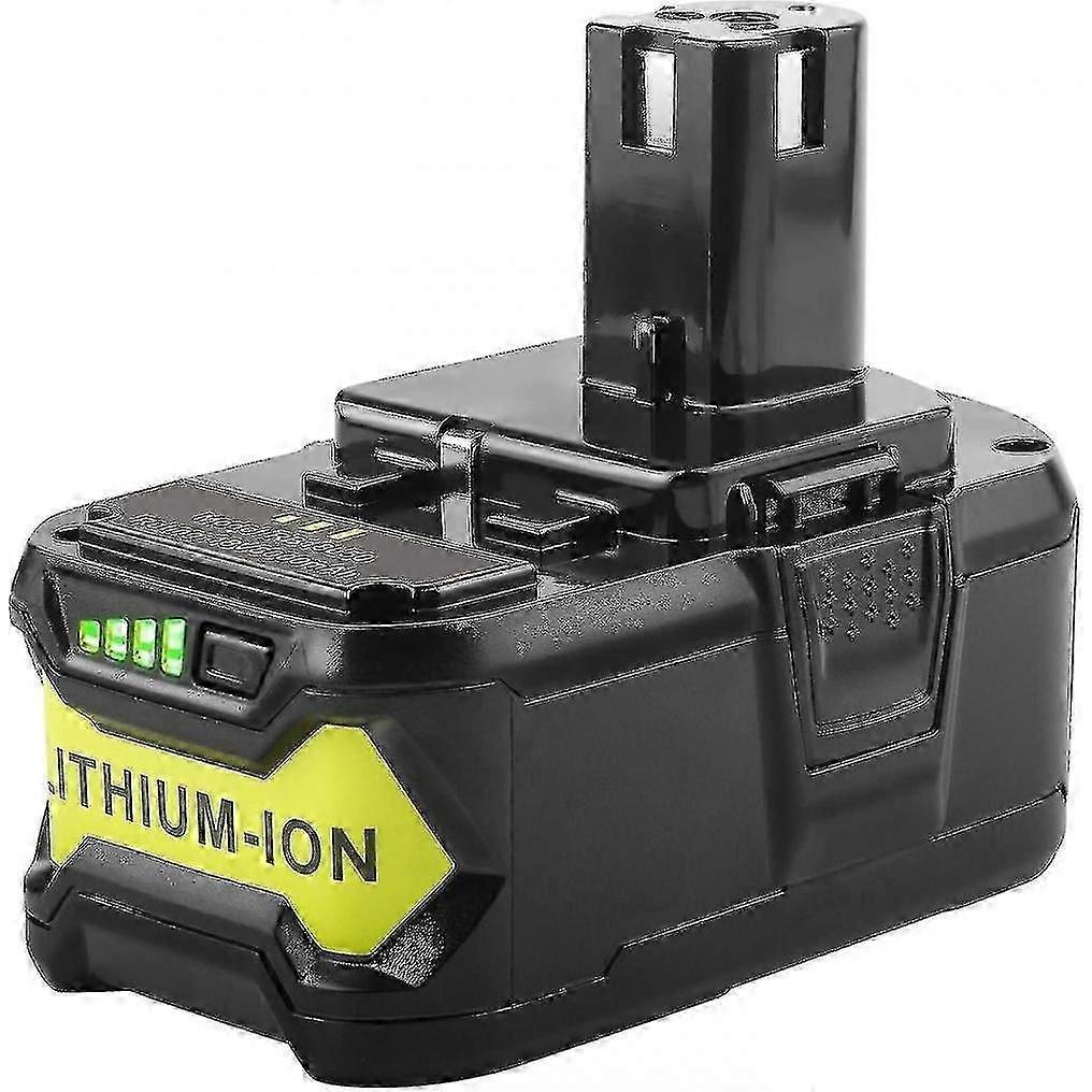 Gilt für 2024 18V 6.0Ah P108 Akku-Ersatz für Ryobi 18 Volt Akku Lithium P102 P103 P104 P105 P107 P109 P122, Akku für Ryobi ONE+ Akku-Werkzeug