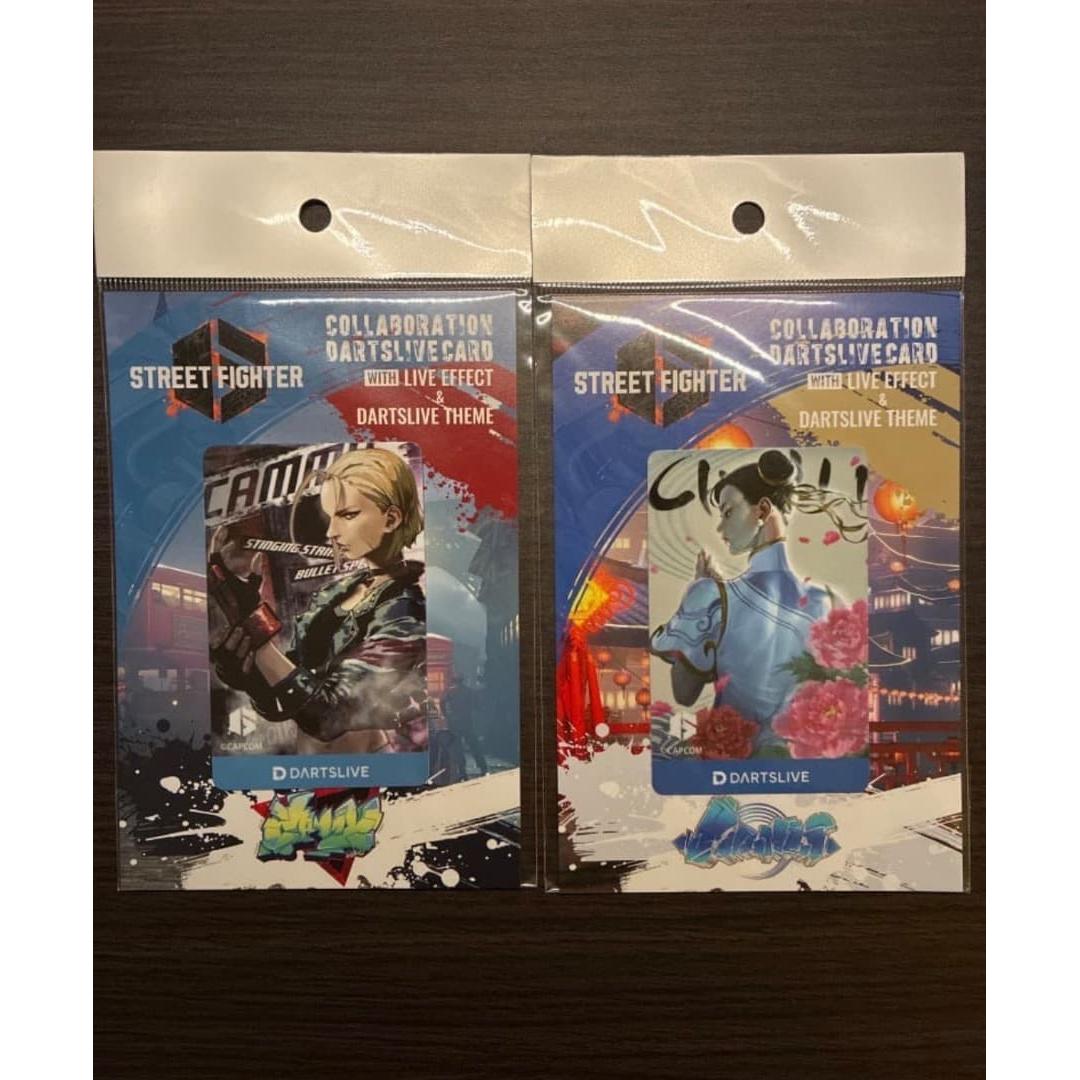 Used Darts Live Card Street Fighter 6 Cammy Chun-Li 2-piece set