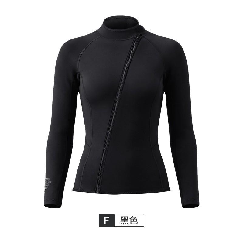 2mm Neoprene Wetsuit Top Pants Set Women Men Warm Long Sleeve Dive Suit Surfing Snorkeling Swimsuit
