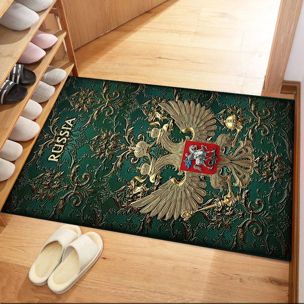 Russian Coat Of Arms Square rugs are a great choice for living rooms, bedrooms, home décor, and as gifts.