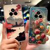 For Realme 14 Pro Plus Case RMX5051 Beautiful Flowers Painted Cover Soft Silicone Case For Realme 14 Pro Realme14 Pro+ 5G Fundas