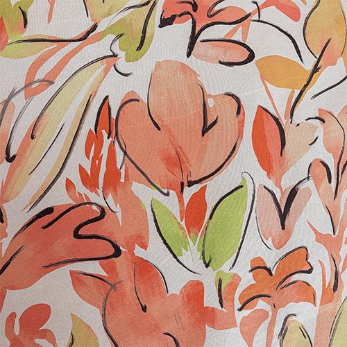 

1 шт. LOZUJOJU Шторы в европейском деревенском стиле с принтом красных тюльпанов, полностью затемняющие шторы для спальни, гостиной, балкона, окон для домашнего декора W100cm x L130cm