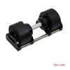 Tuxiangke Adjustable Steel Dumbbell with Rotating Handle