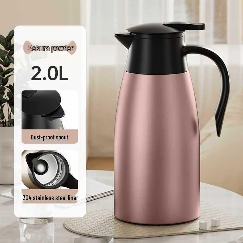 Insulated 316 Stainless Steel Thermos Flask - Large Capacity Hot Water Kettle for Dormitories and Households