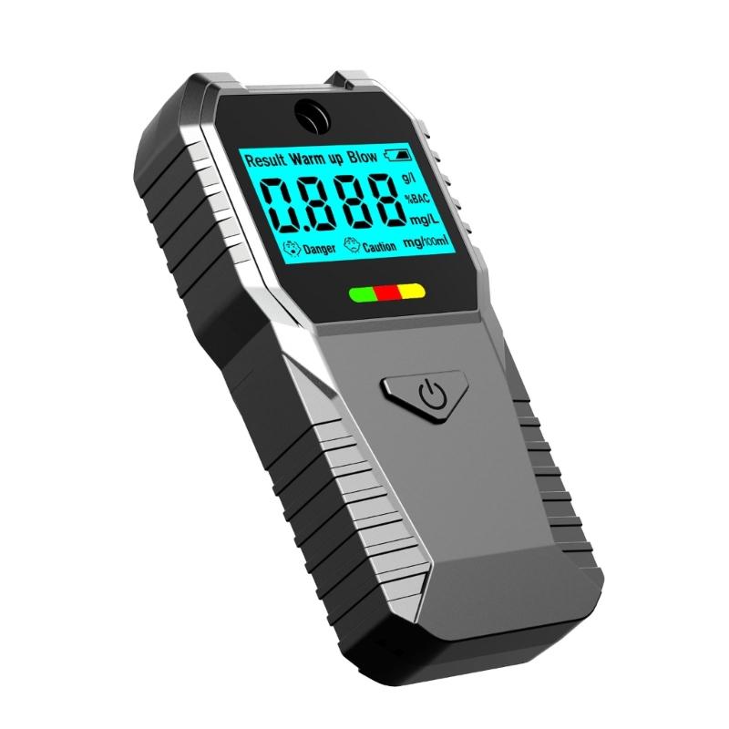 Digitaler Alkoholtester Atemanalysegerät Detektoren Atemanalysegeräte Warnungen mit LED-Anzeige für Fahrer