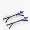 Blue Light Blocking Reading Glasses Women Men Cutting Frame Presbyopia Eyeglasses HD Lens Farsighted +1.0 To +4.0