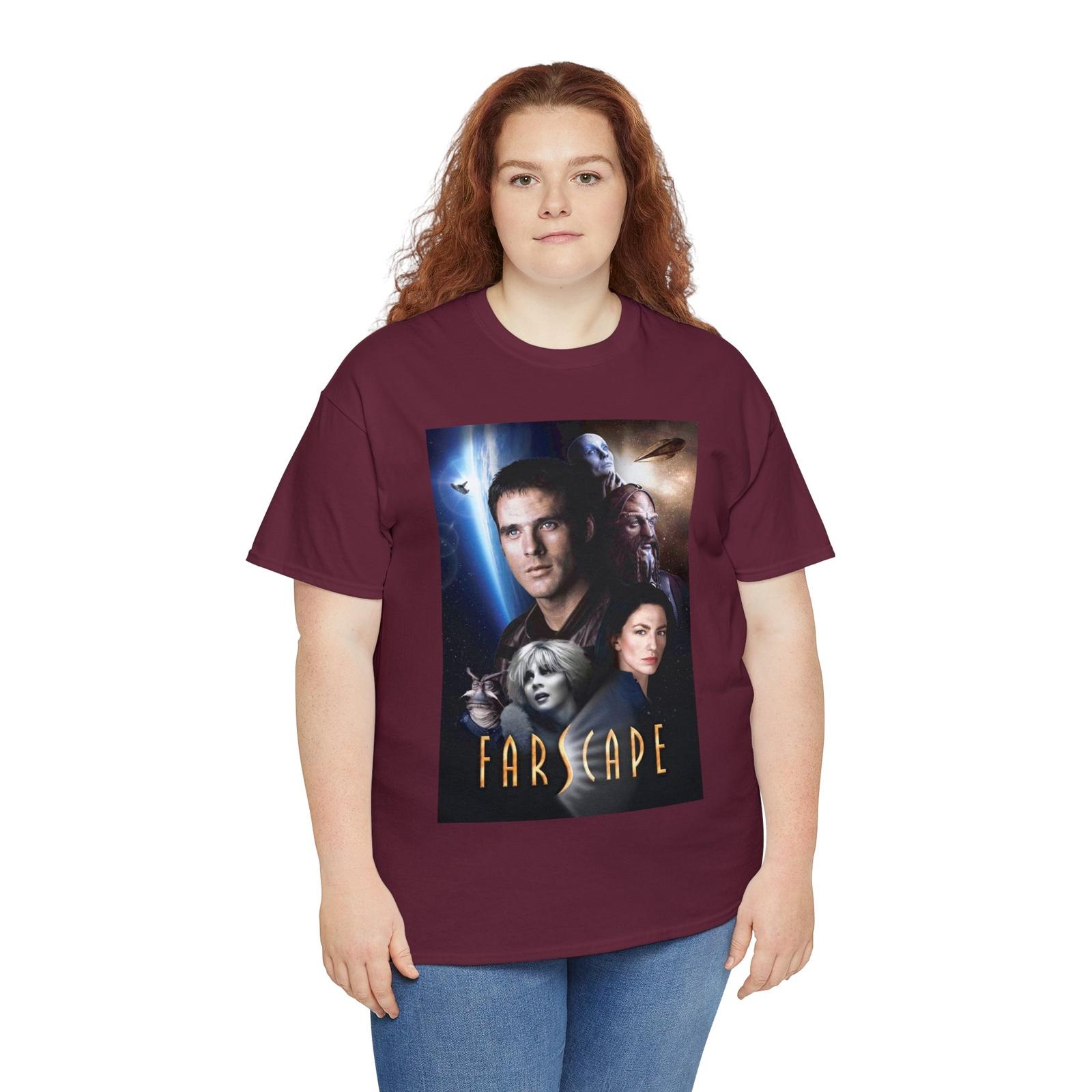 Farscape TV Series (1999) T-Shirt Mens Womens Tees Top Sci-Fi Fantasy Spaceship wormhole aliens M