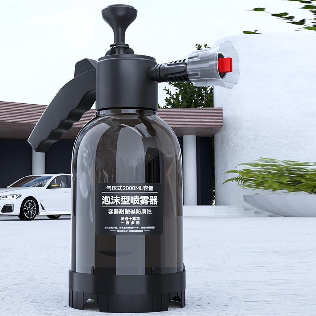 2L Car Wash Foam Pot, Spray Pot, Pot, Manual Car Wash Fluid Generator, High-pressure Manual Spray Car Wash Pot